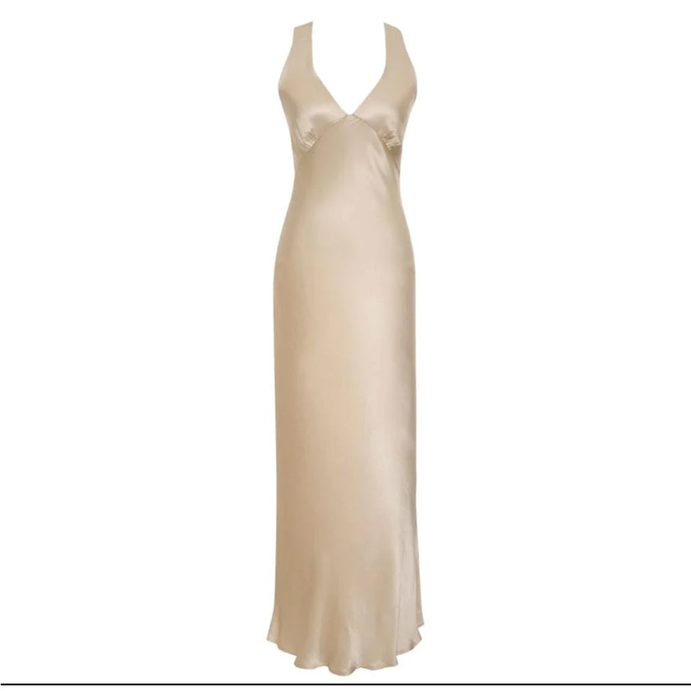 Rumored Satin Maxi dress